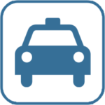 This icon is for items lost or found in on-demand vehicles, taxis, or car services