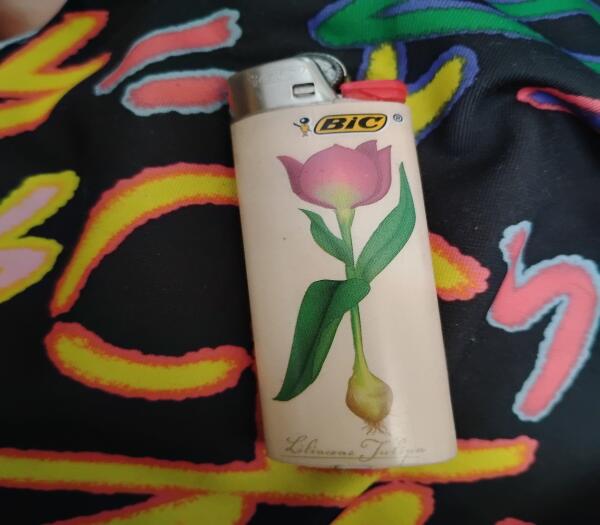 Found Flower Lighter
