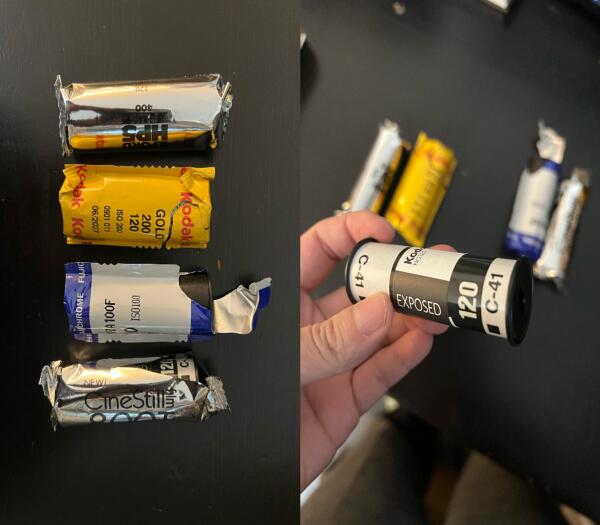 Lost An exposed 120mm film roll Kodak Gold 200 or similar