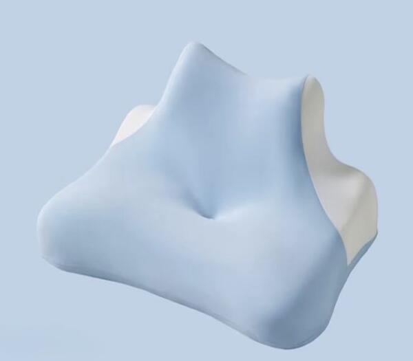 Lost Large Blue and white Lumbar support Memory Foam Pillow