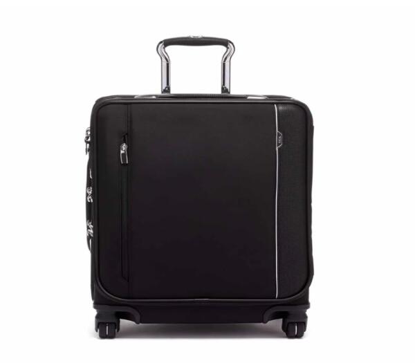 Lost TUMI Black Arrive Continental Dual Access 4 Wheeled Carry On