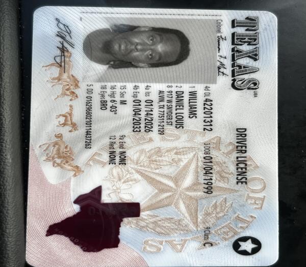 Lost Lost ID for Daniel Williams